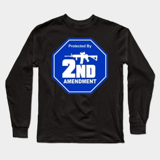 Protected by 2nd Amendment Long Sleeve T-Shirt